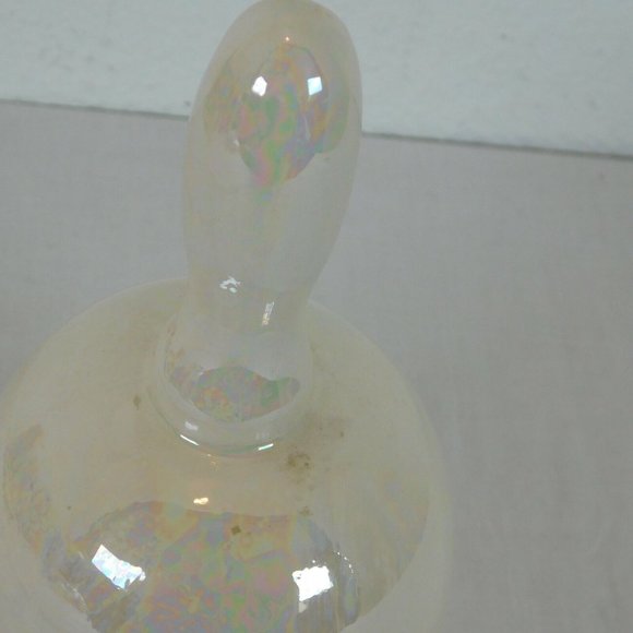 Porcelain Bell Form without Clapper Fired with Carousel Horse decoration 10 in t - Picture 7 of 11